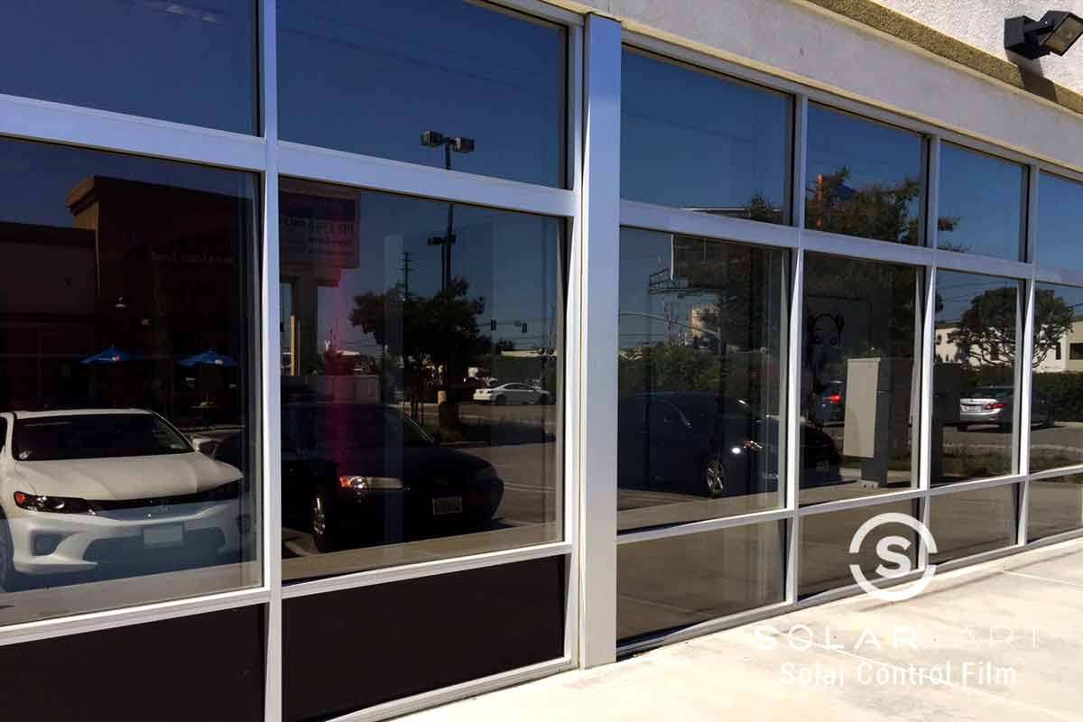 Privacy window film