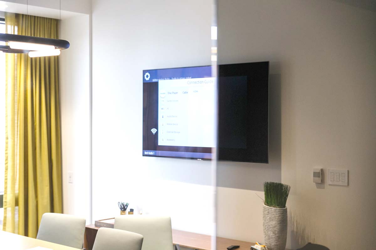 privacy window film for conference rooms