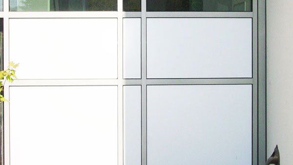 Whiteout window film for offices